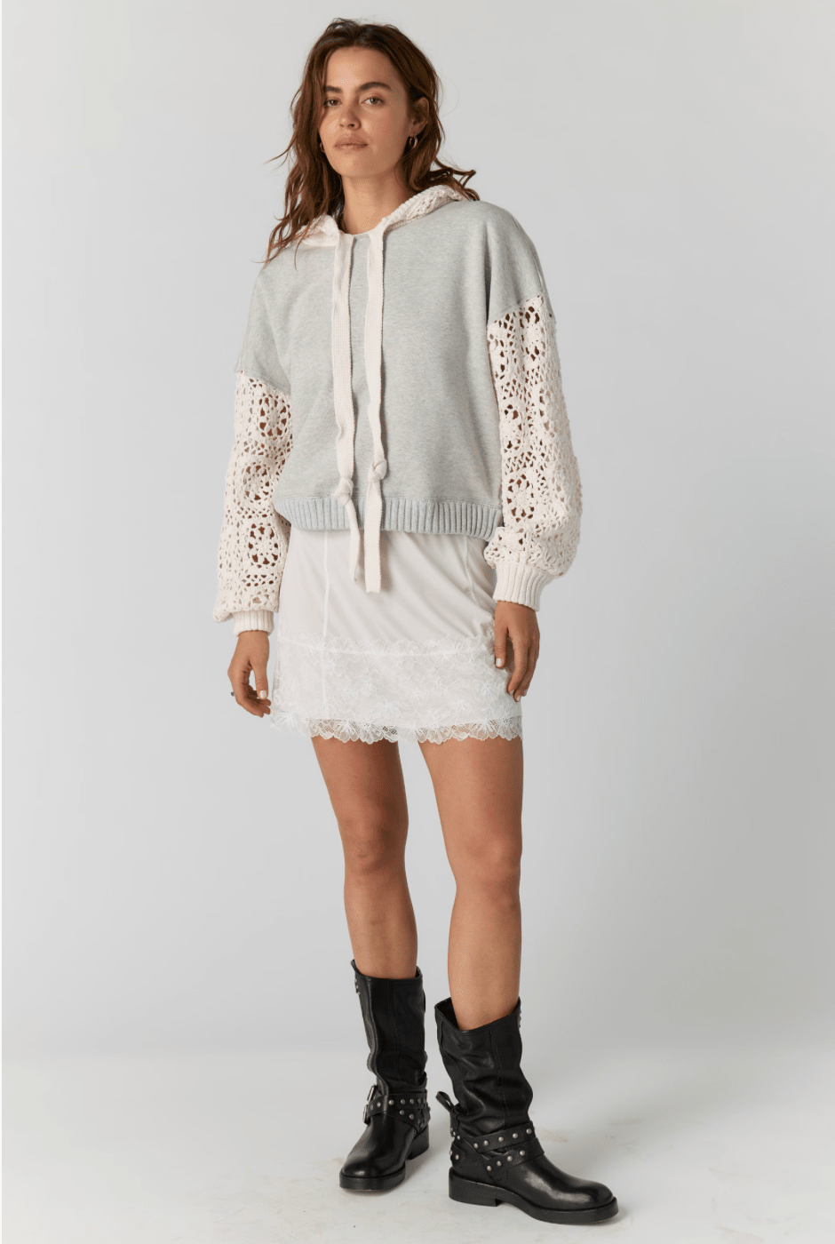 Free People Laced in Hoodiesweatshirt