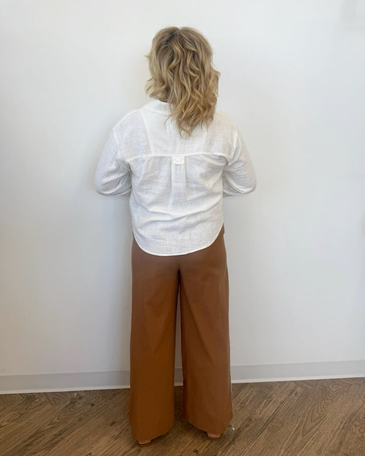 Free People Laurel Linen Button Downbutton down shirt