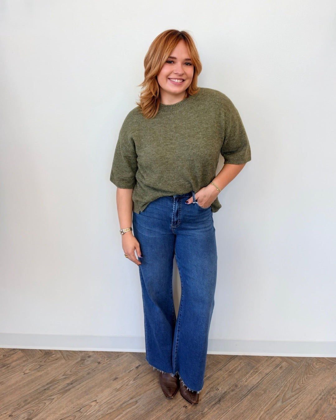 Free People Margot Sweater Teeshort sleeve knit