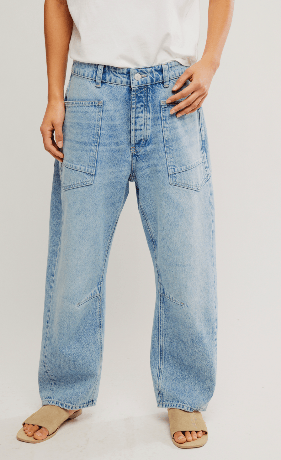 Free People Minimalist Moxie Barrel Jeansbarrel jeans