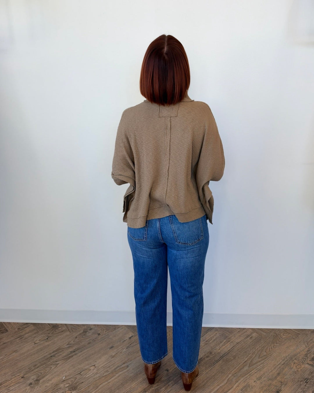 Free People Moon Daisy Thermal Pulloverlong sleeve pullover