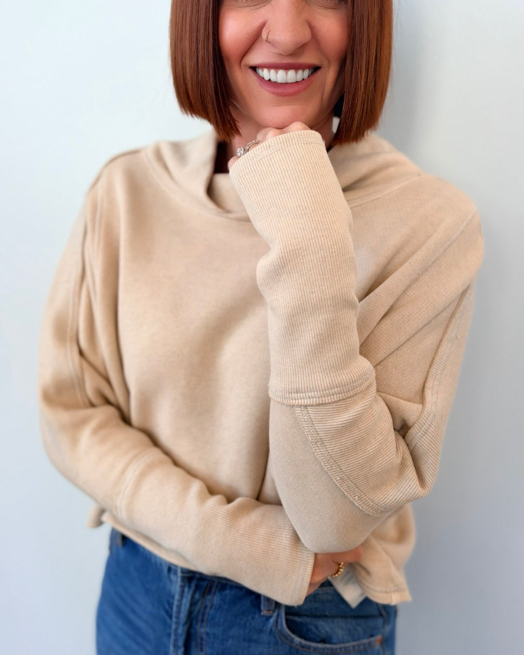 Free People My Girl Pulloverlong sleeve pullover