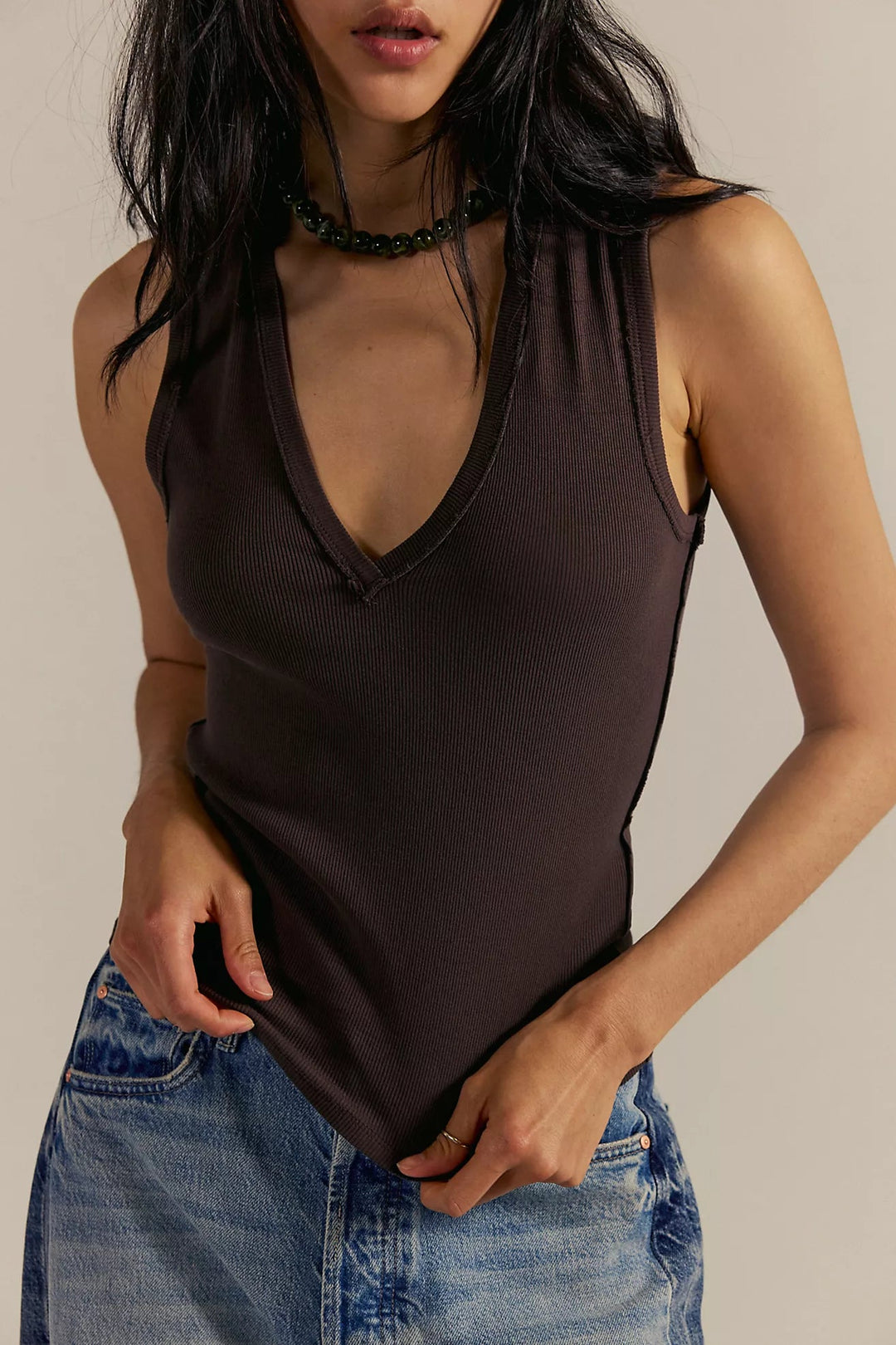 Free People Neria V - Neck Tank TopTank Top