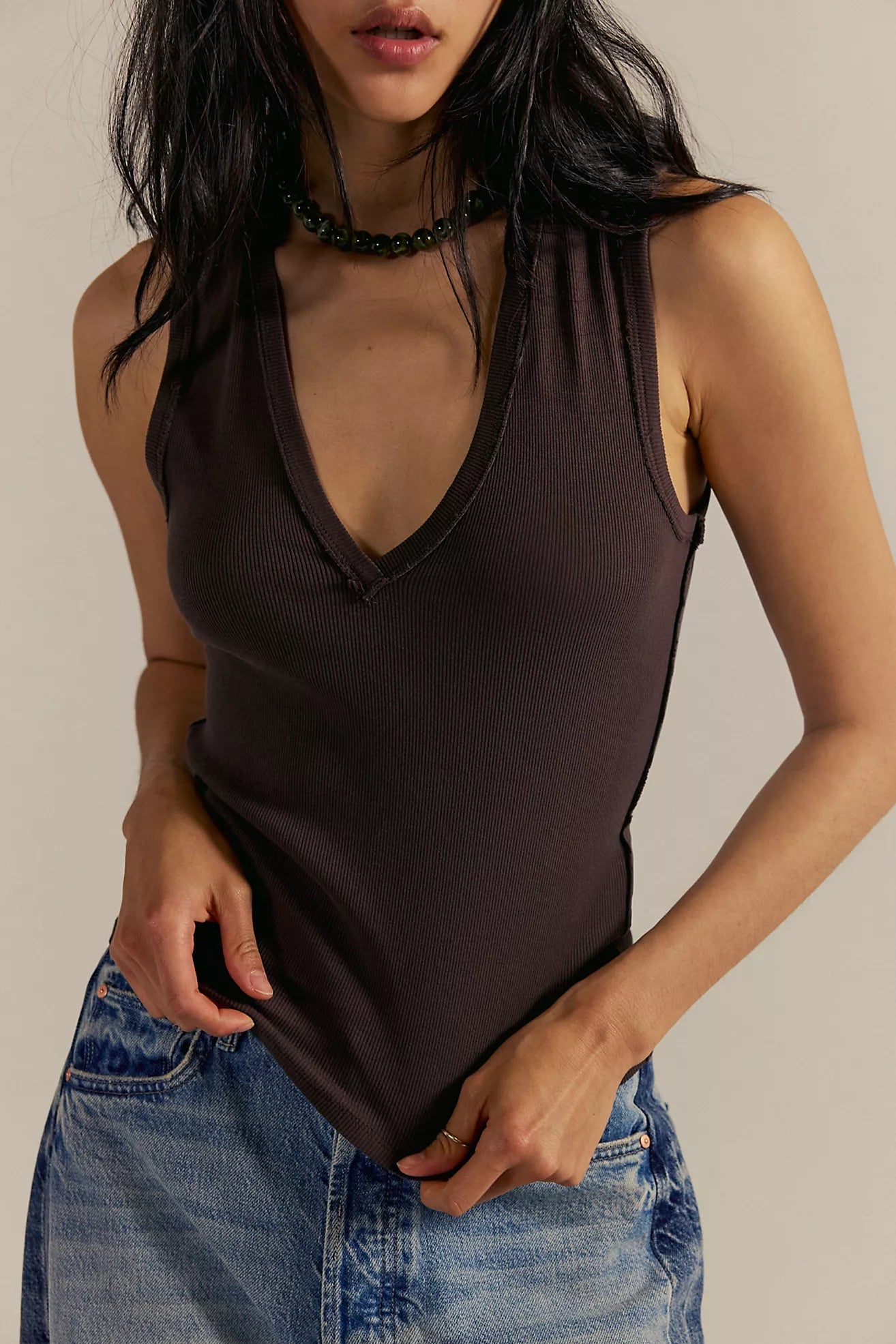 Free People Neria V - Neck Tank TopTank Top
