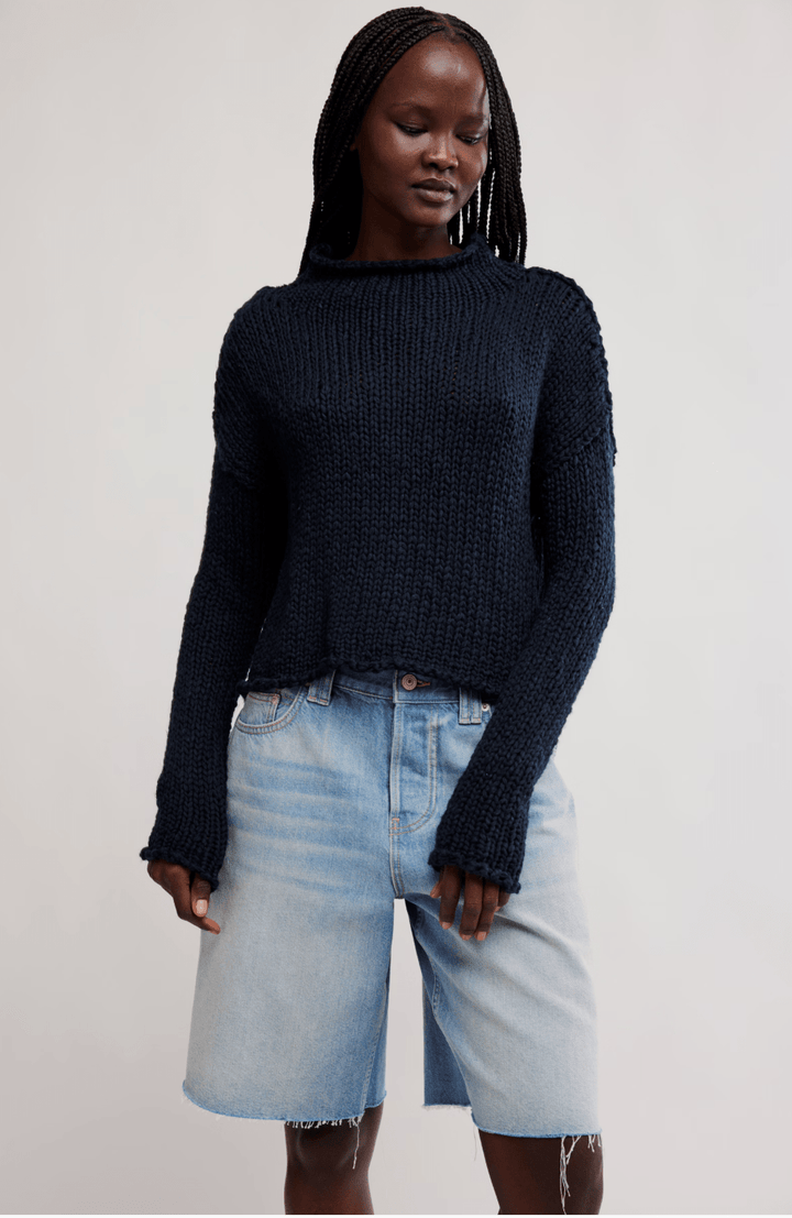 Free People Opal Rollneck Knit Sweaterlong sleeve knit
