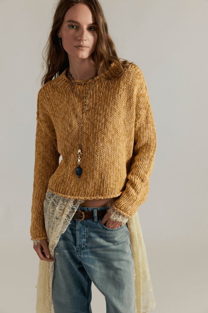 Free People Opal Rollneck Knit Sweaterlong sleeve knit