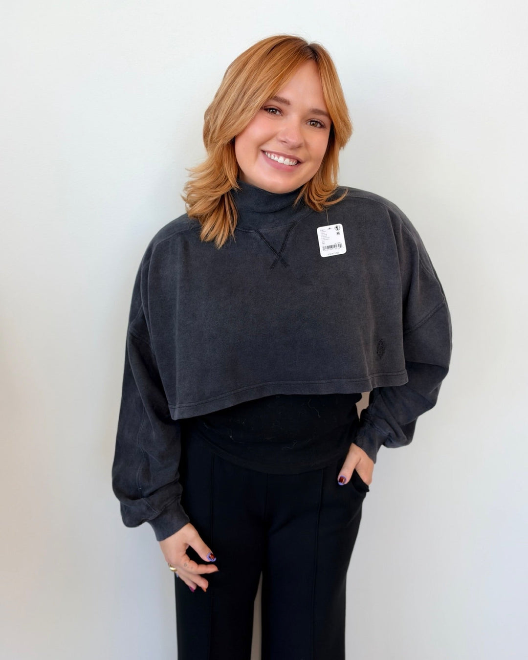 Free People Pick Up Game Pulloverlong sleeve pullover