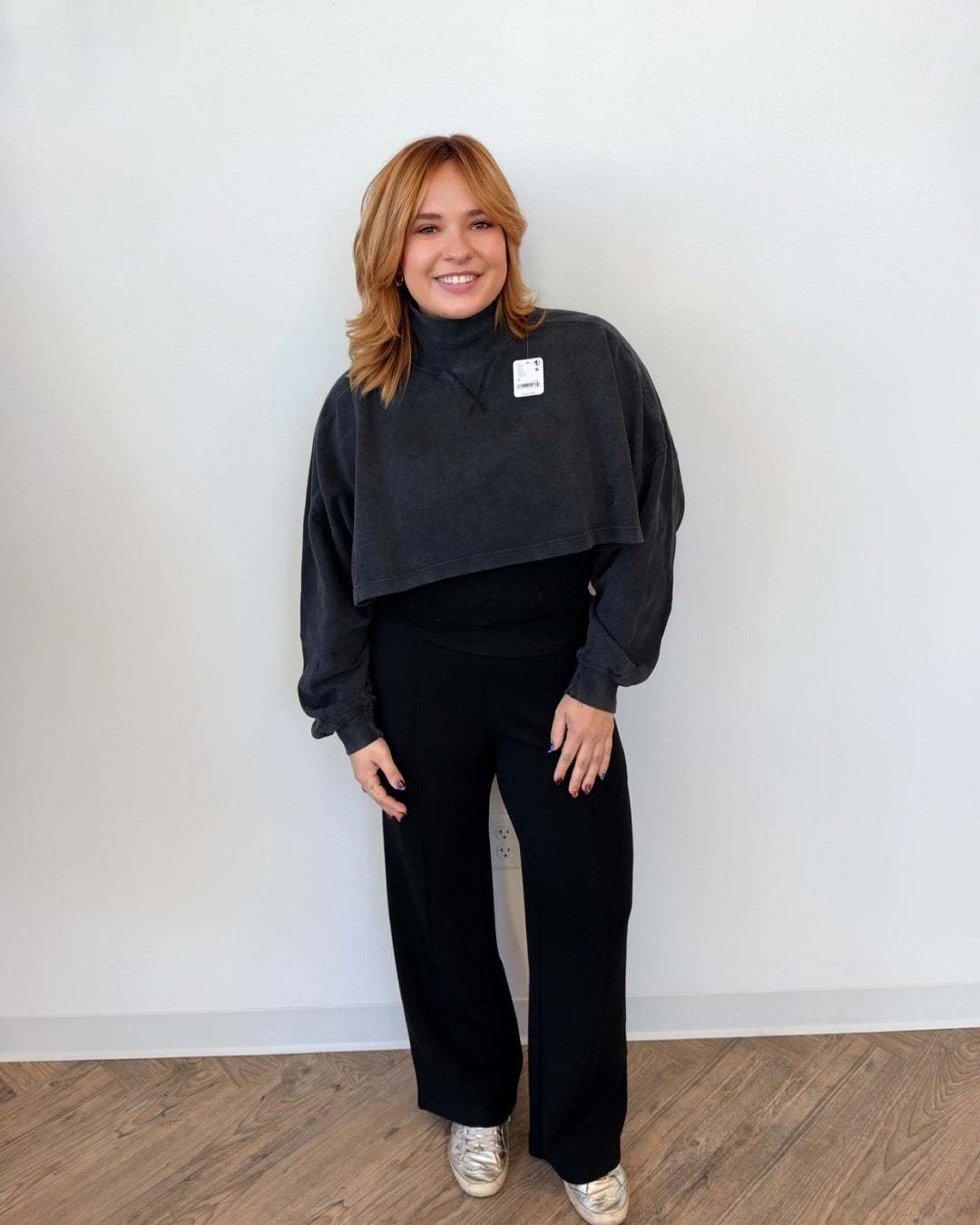 Free People Pick Up Game Pulloverlong sleeve pullover