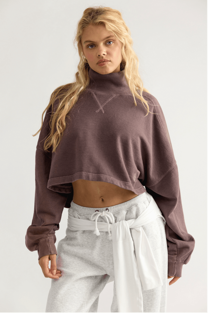 Free People Pick Up Game Pulloverlong sleeve pullover