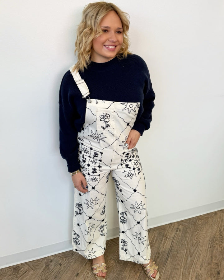 Free People Rising Sun Overalloveralls