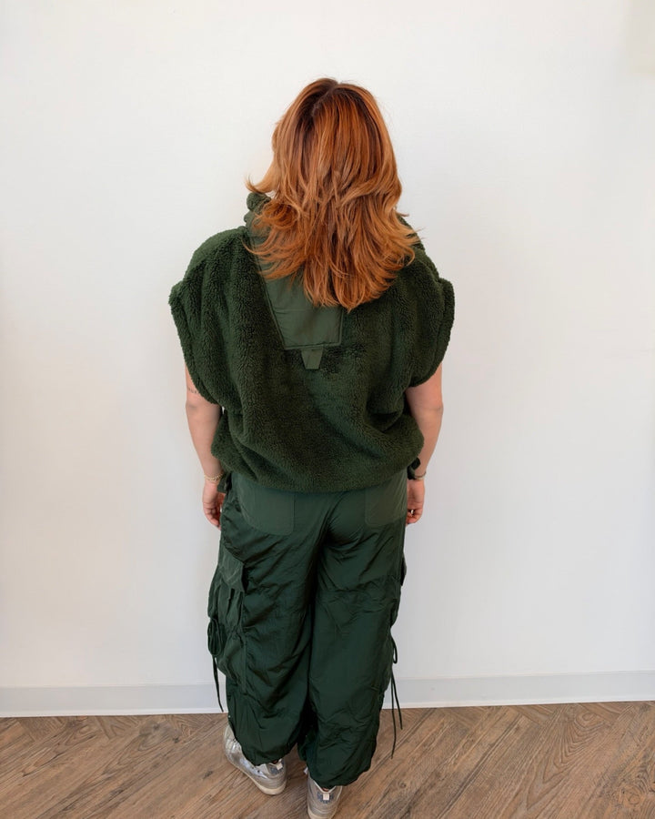 Free People Scout It Out Fleece Vestfur vest