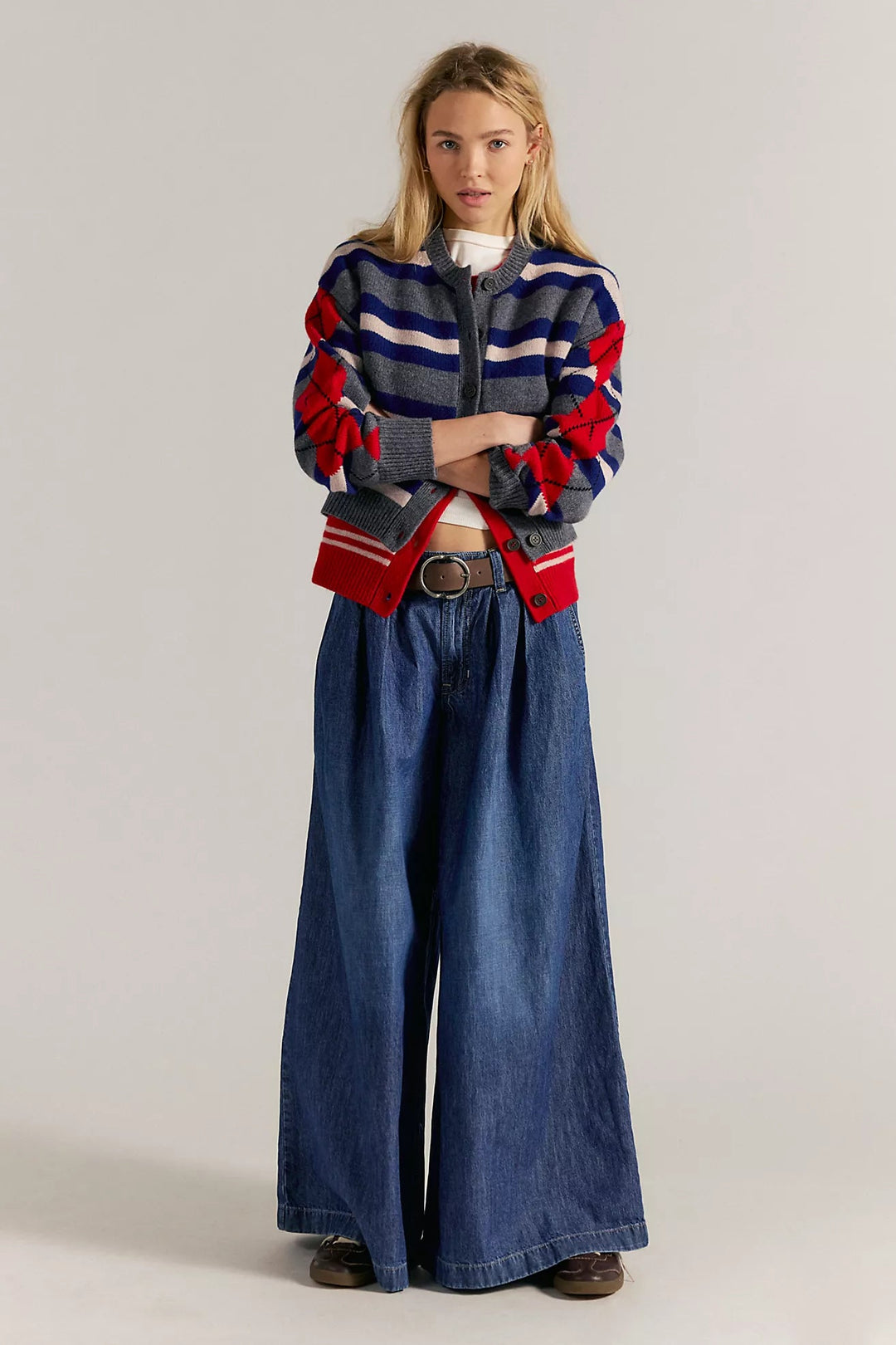 Free People Scout Wide Leg Jeansdenim