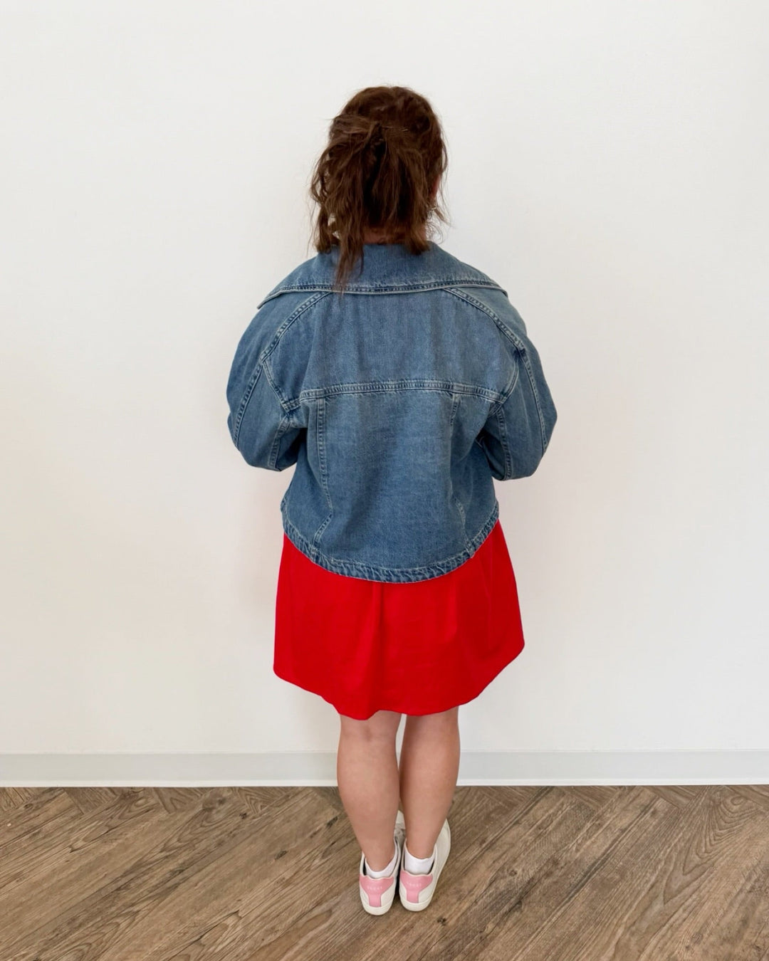 Free People Side to Side Cropped Denim Jacketdenim jacket