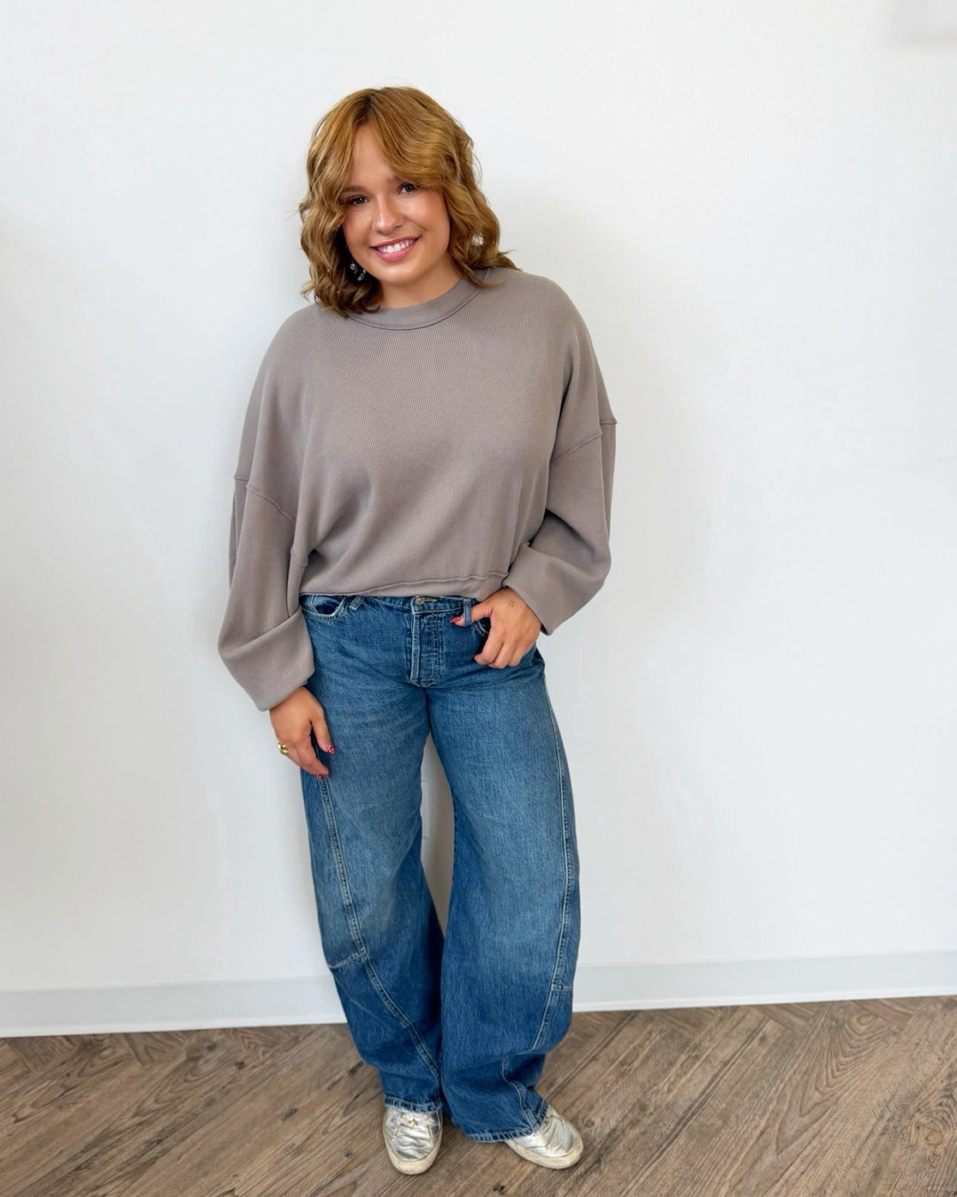 Free People Skyline Teelong sleeve pullover
