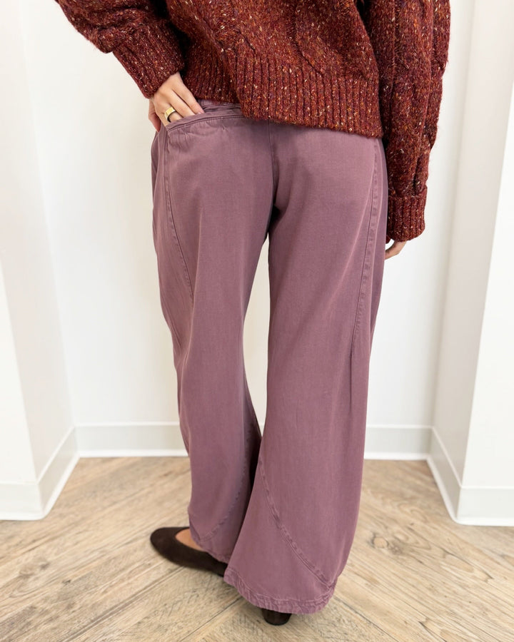 Free People Spotlight Washed Barrel Legbarrel jeans