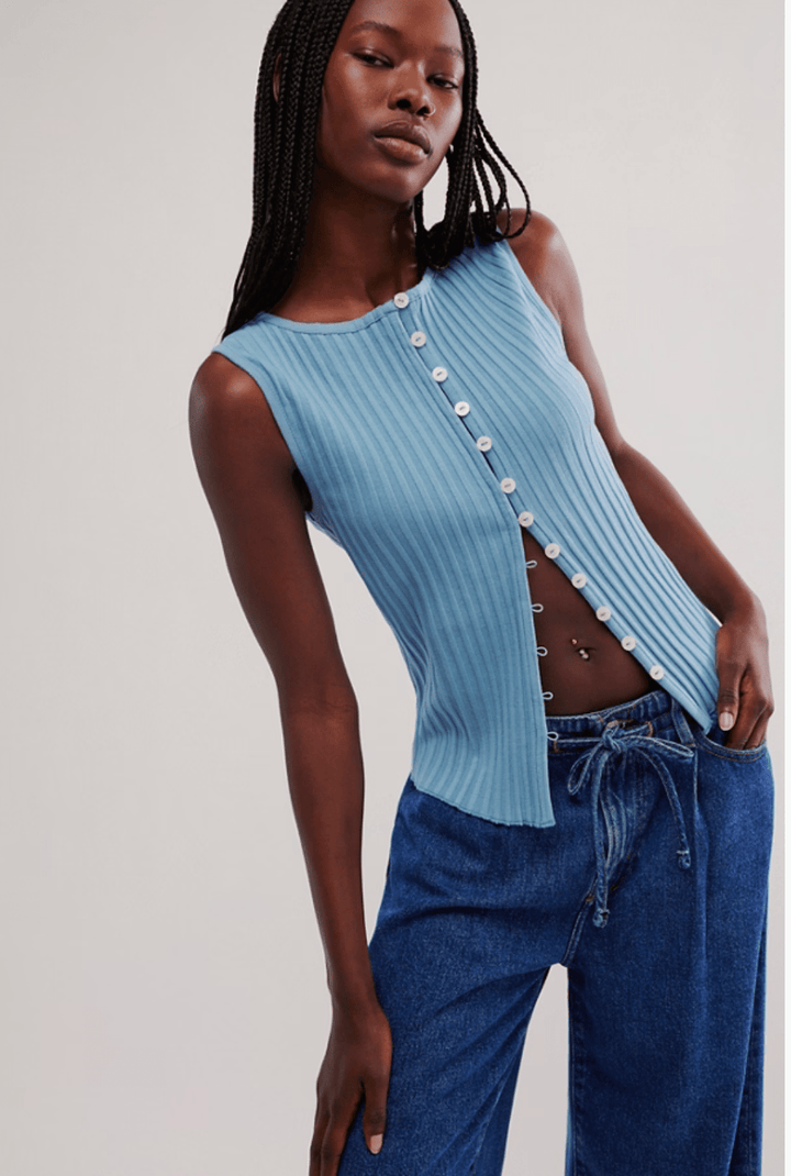 Free People Tilly Vestsleeveless knit