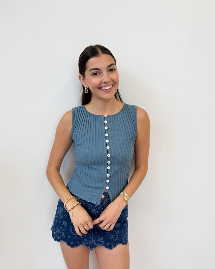 Free People Tilly Vestsleeveless knit