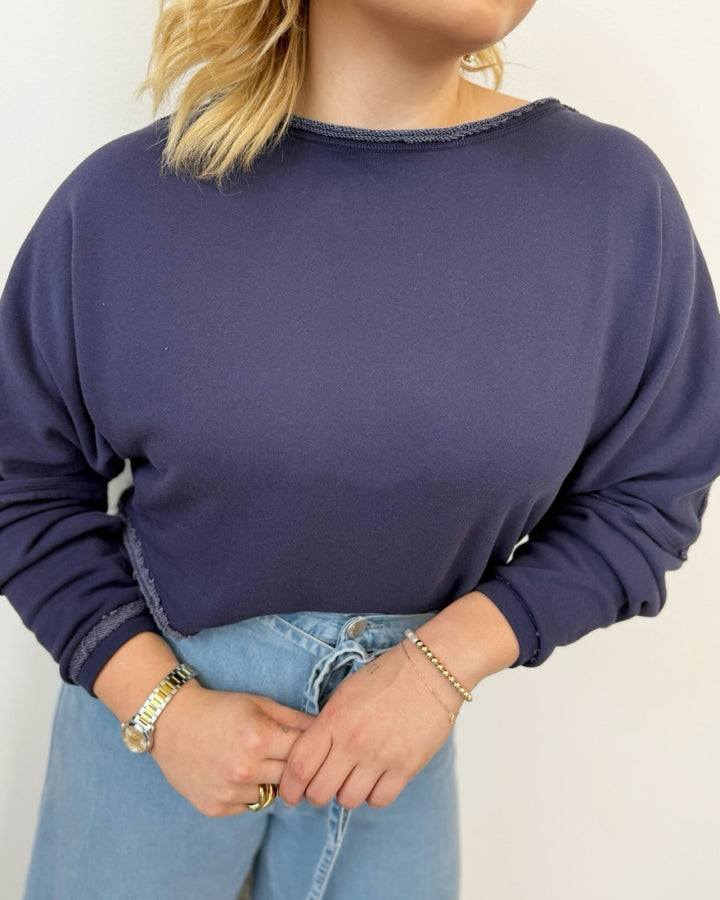 Free People To The East Pulloverlong sleeve pullover