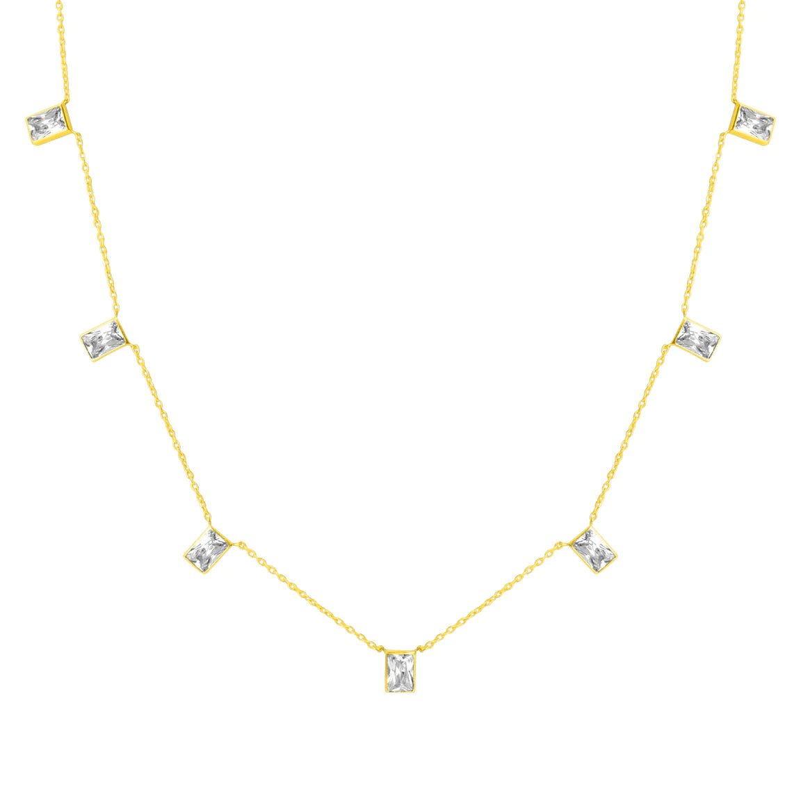 FYB Brooke Baguette NecklaceNecklace