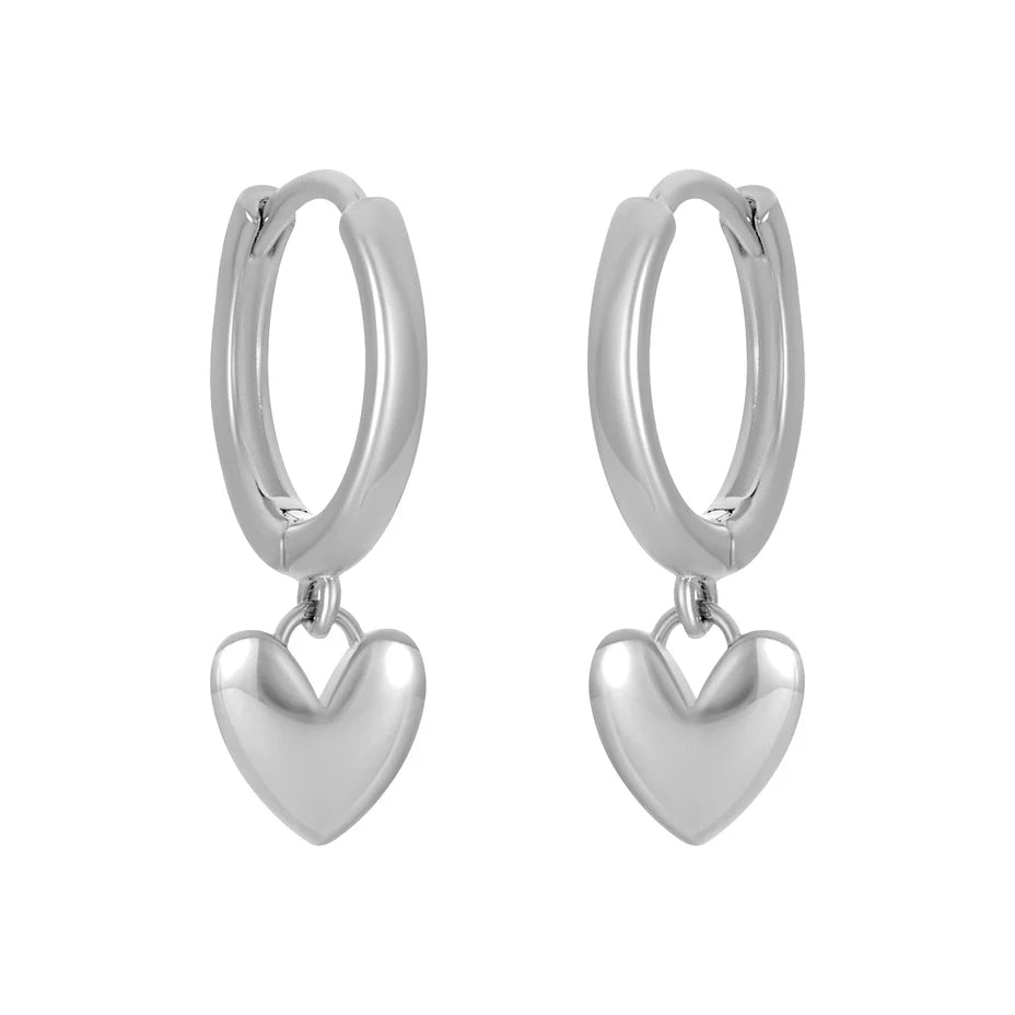 FYB Holly Heart HuggiesEarring