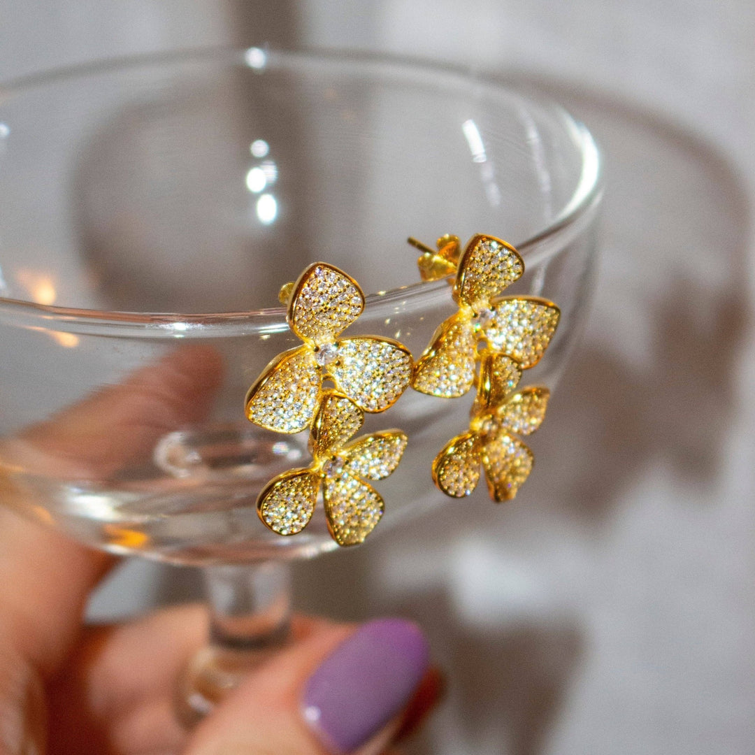 fyb Sakura Earrings: GoldEAR-SAKURA-G