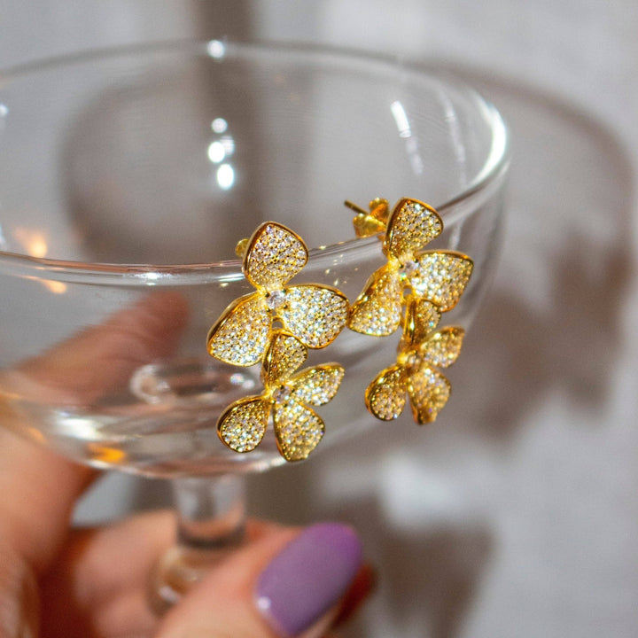fyb Sakura Earrings: GoldEAR-SAKURA-G
