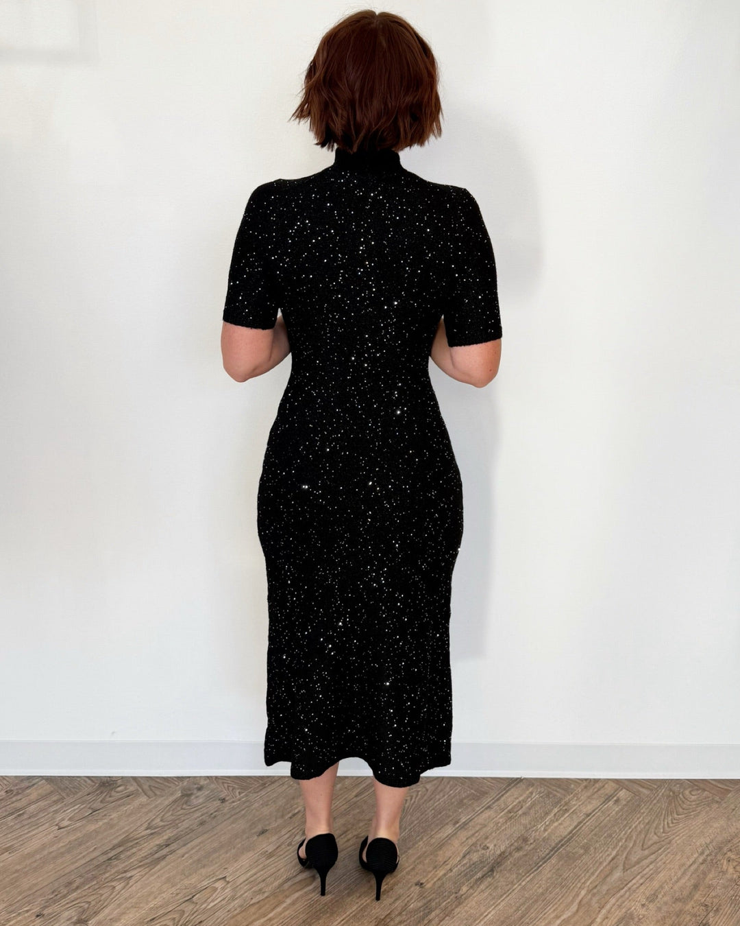 Gillian Sequined Knit DressDress