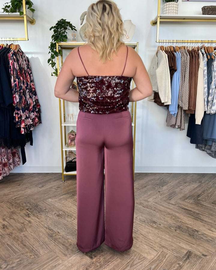 Gina Sequined Sleeveless TopCami