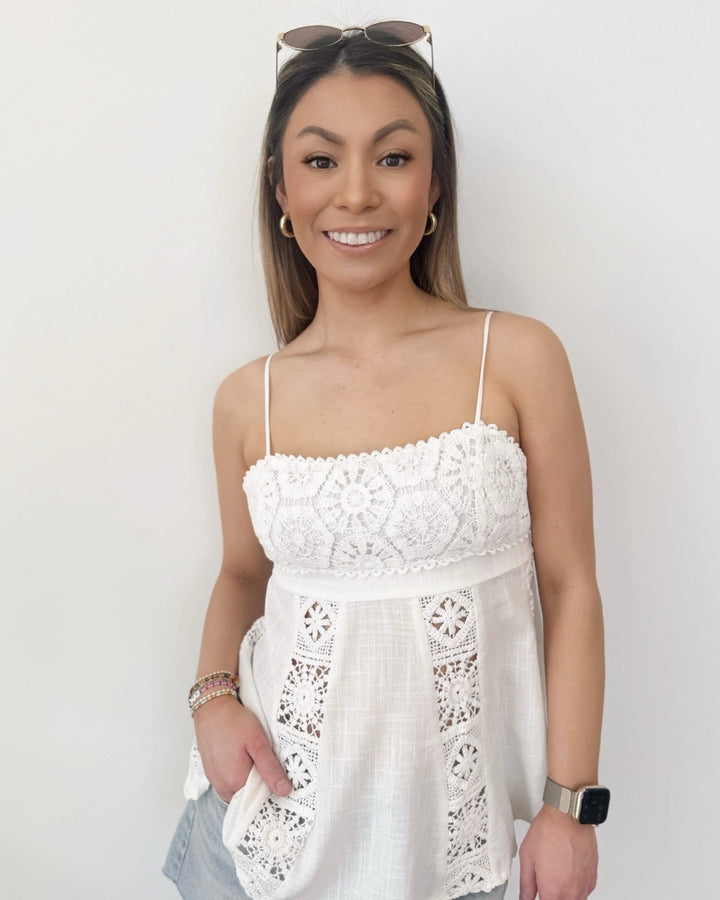 Gwendolyn Embroidered Tank TopTop