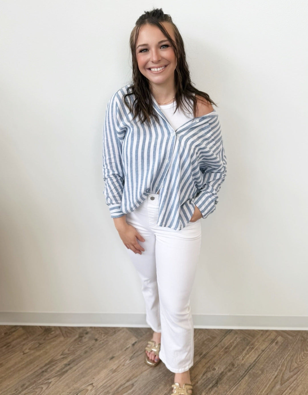 Halsey Linen Button Downbutton down shirt