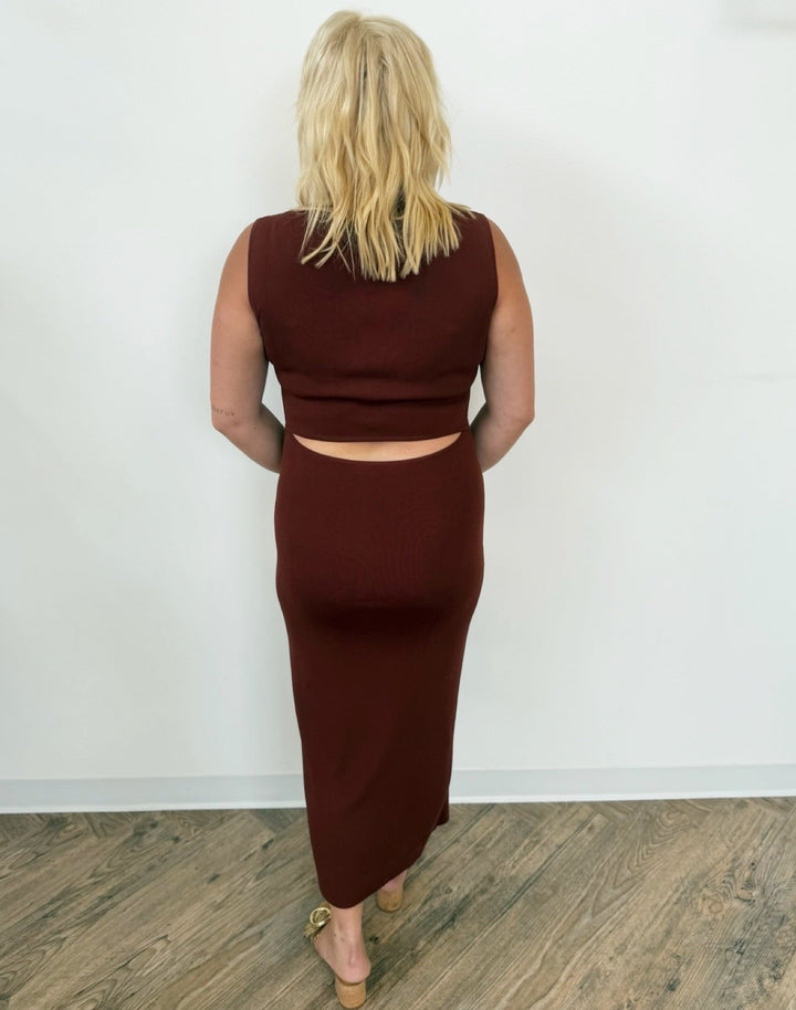 Hanover Fitted Dress with Cutout DesignDress
