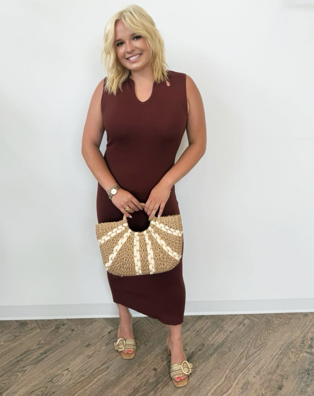 Hanover Fitted Dress with Cutout DesignDress