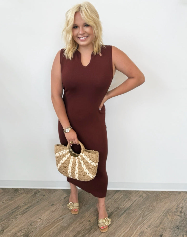 Hanover Fitted Dress with Cutout DesignDress