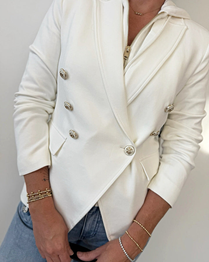 Harlin Double Breasted Blazer with HoodieBlazer