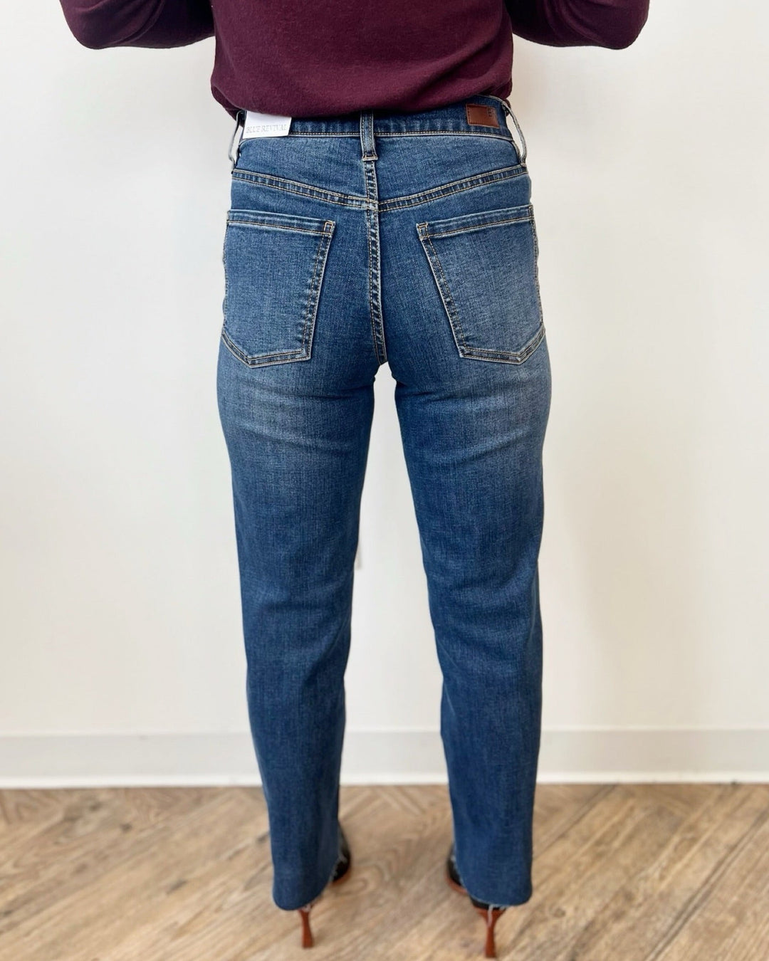 Havanna Cropped Straight Legstraight leg denim