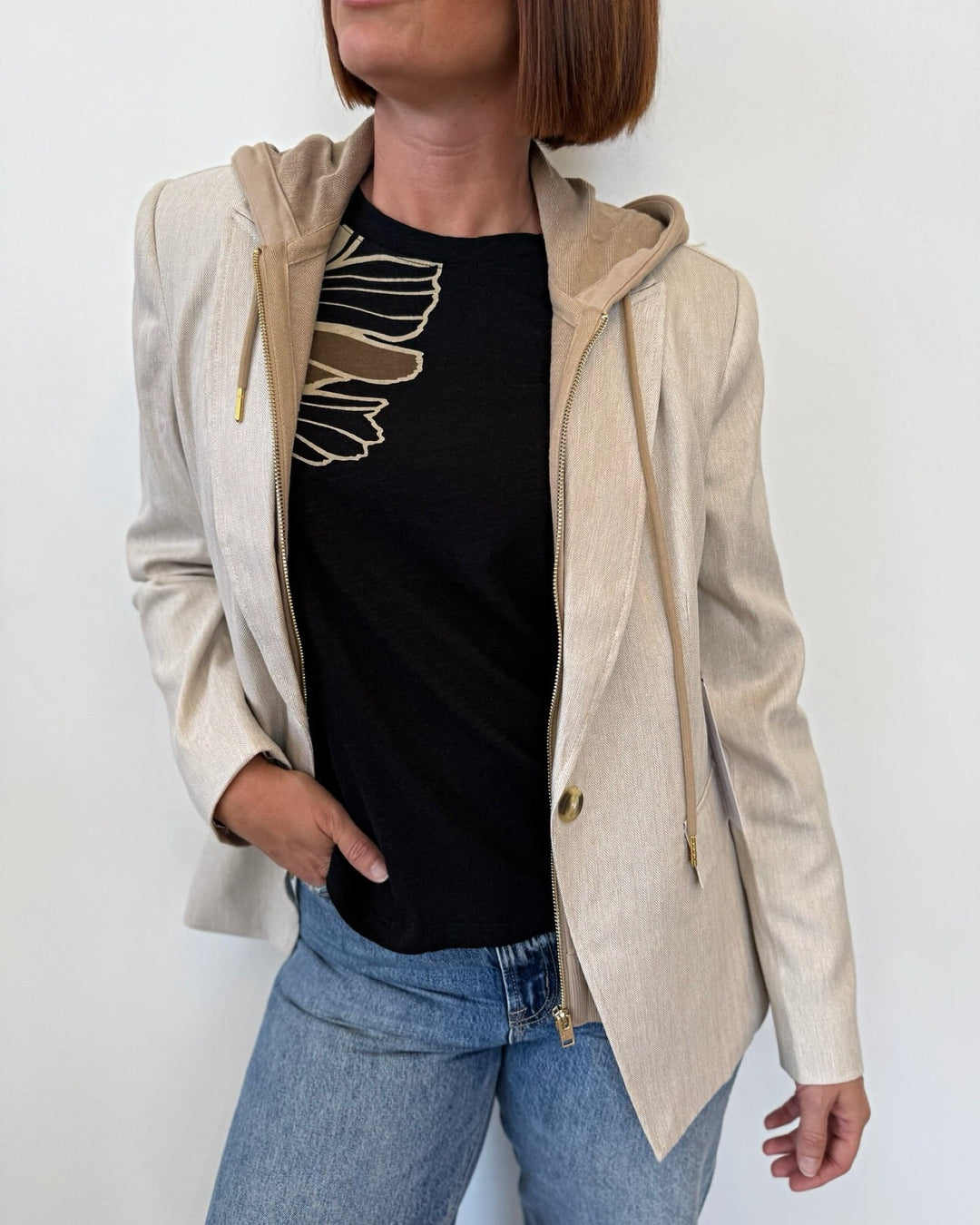 Helen Blazer with Hoodie Insertblazer