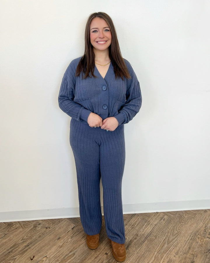 Helena Pull on Ribbed PantPant