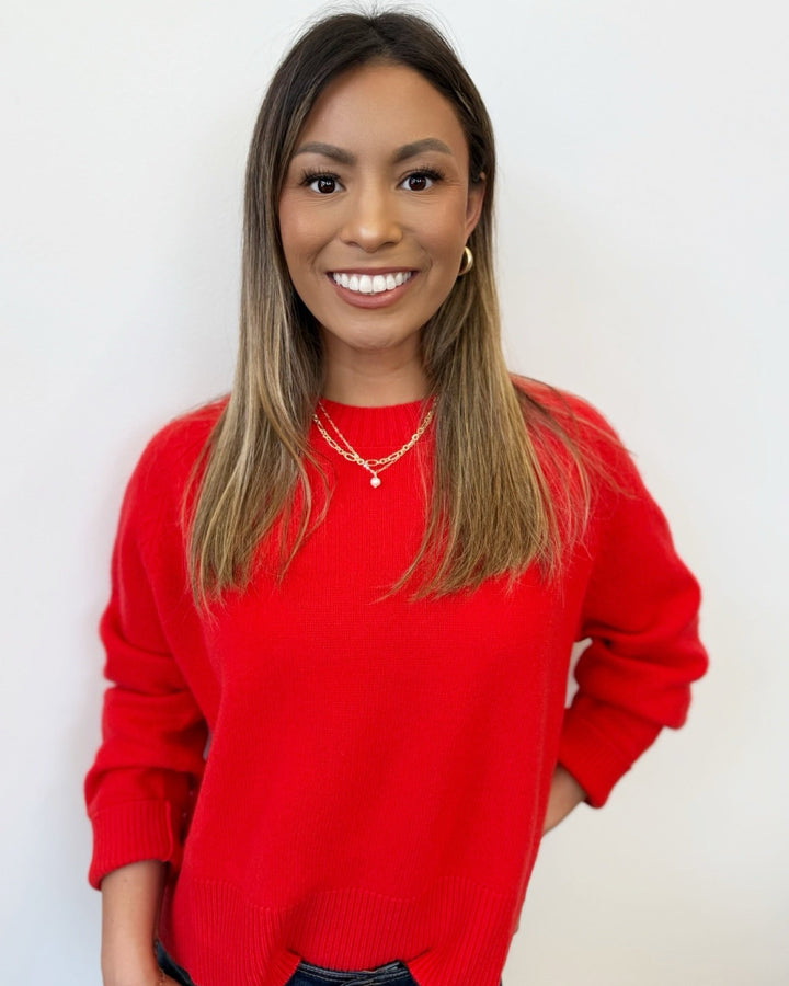 Helene Long Sleeve Knit TopKNIT SWEATER