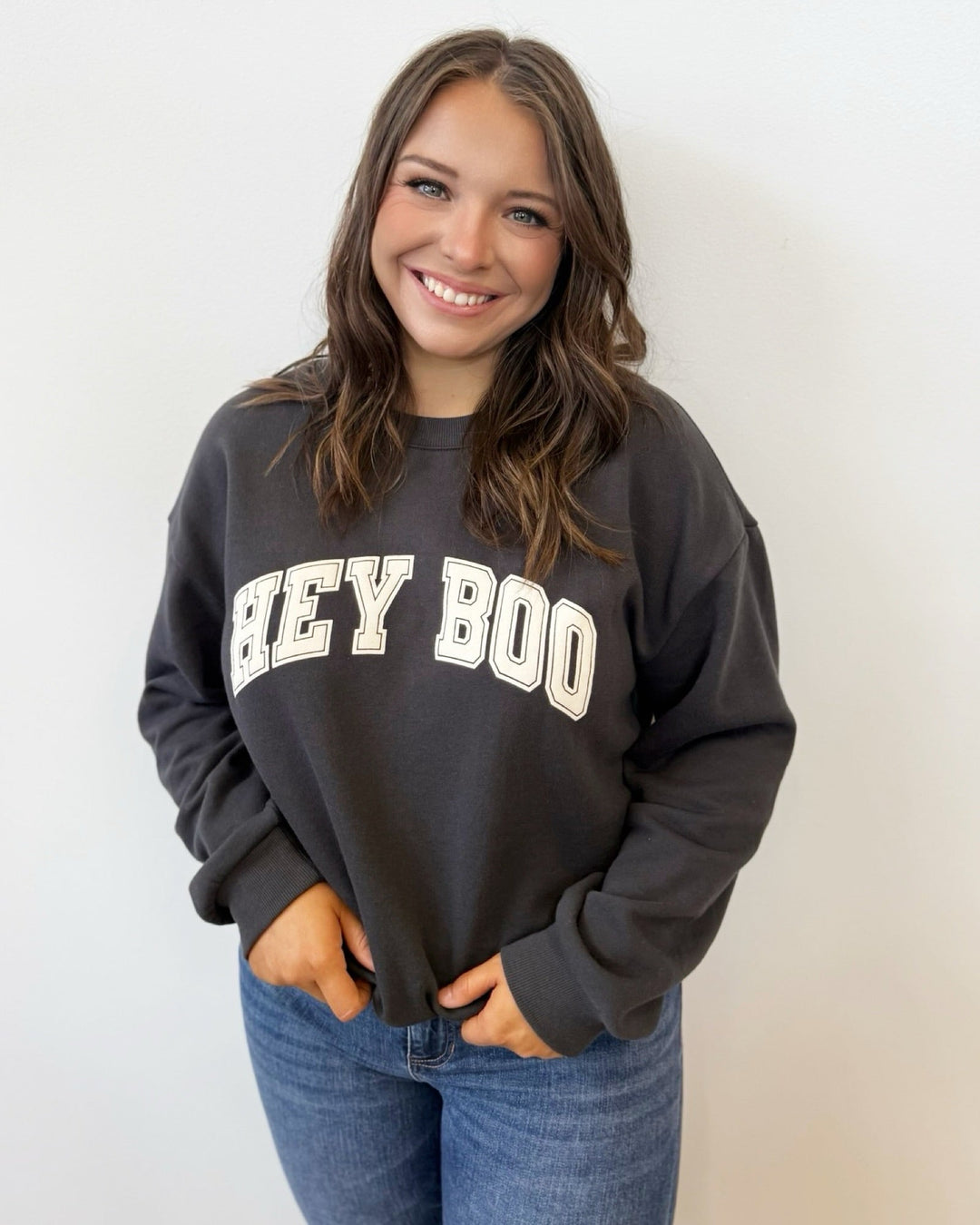 Hey Boo SweatshirtSweatshirt