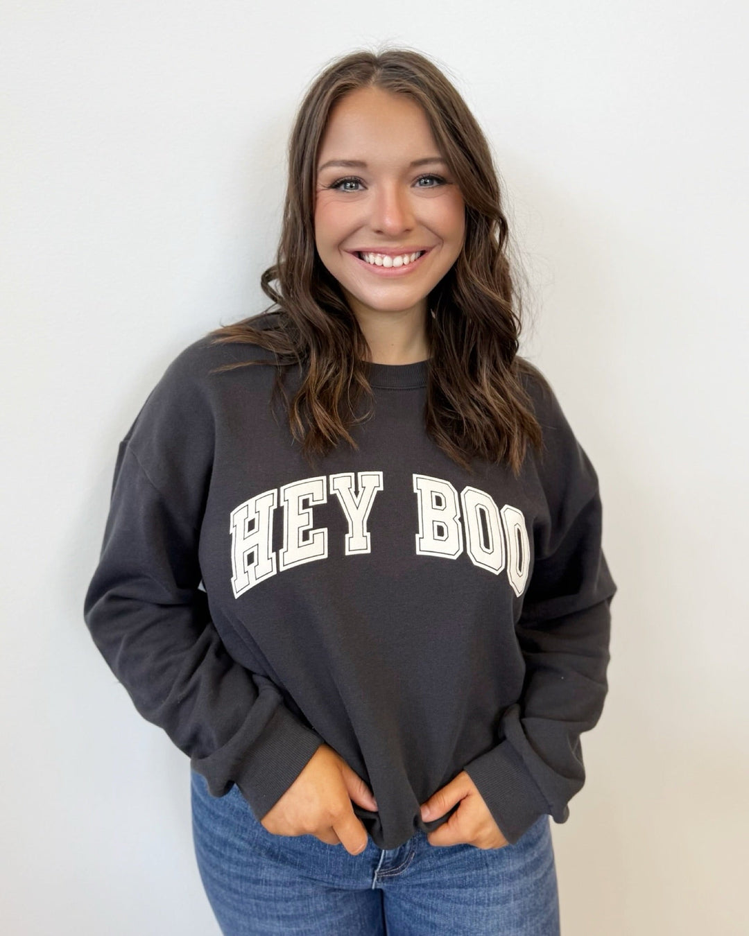 Hey Boo SweatshirtSweatshirt