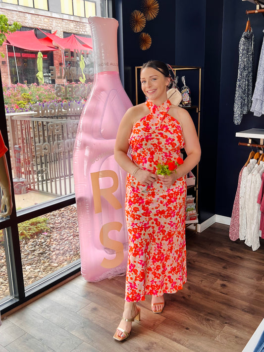 Lucy Paris Kauai Halter Dress - Dress - Lucy Paris - The TLB Boutique