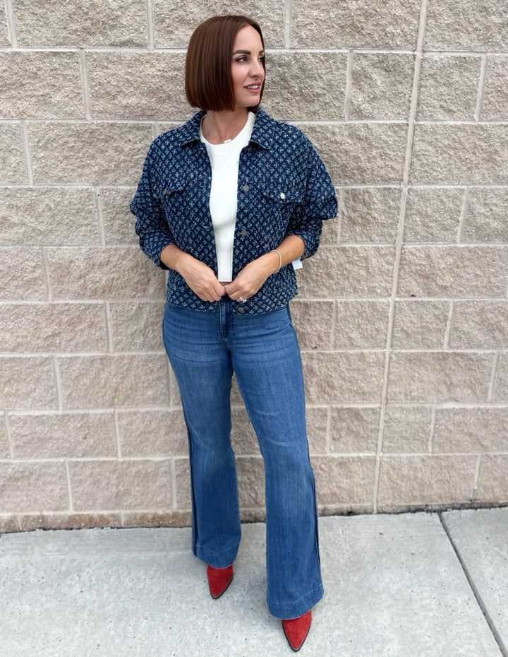 Imogen Bootcut with Stripe Side TrimLM4368CH4