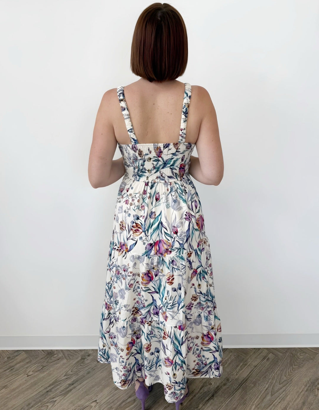 Iris V Neck Maxi DressDress