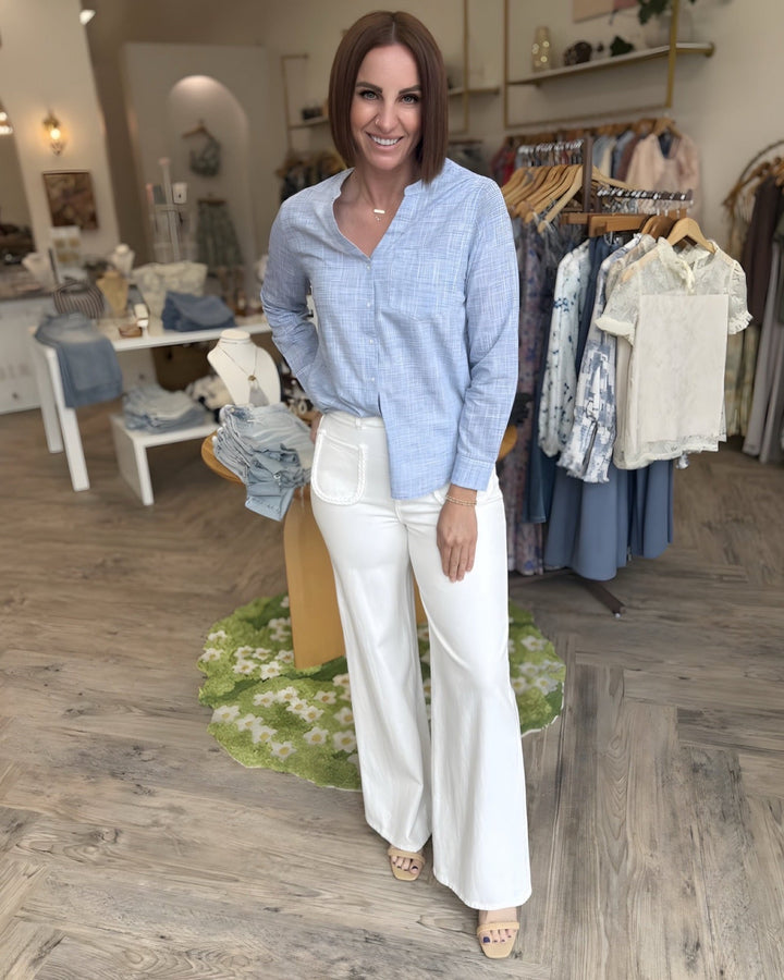 Isabeau Button Front BlouseBlouse