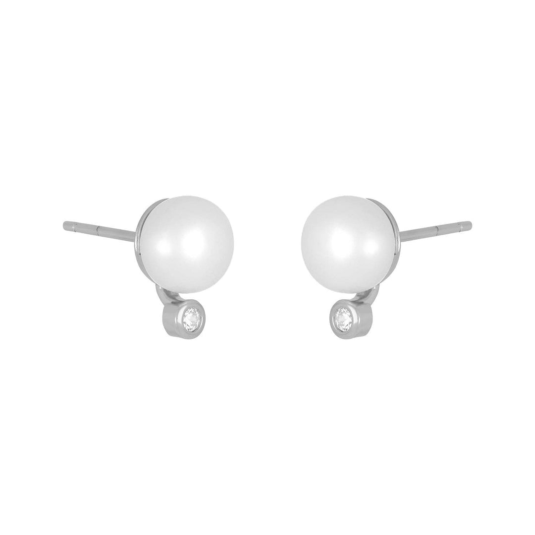 ISADORE PEARL STUDS: GOLDEAR - ISADORE - G