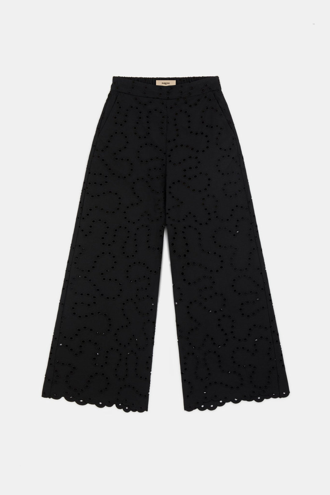 Jane Eyelet Wide Leg Pull on Pantwide leg pant