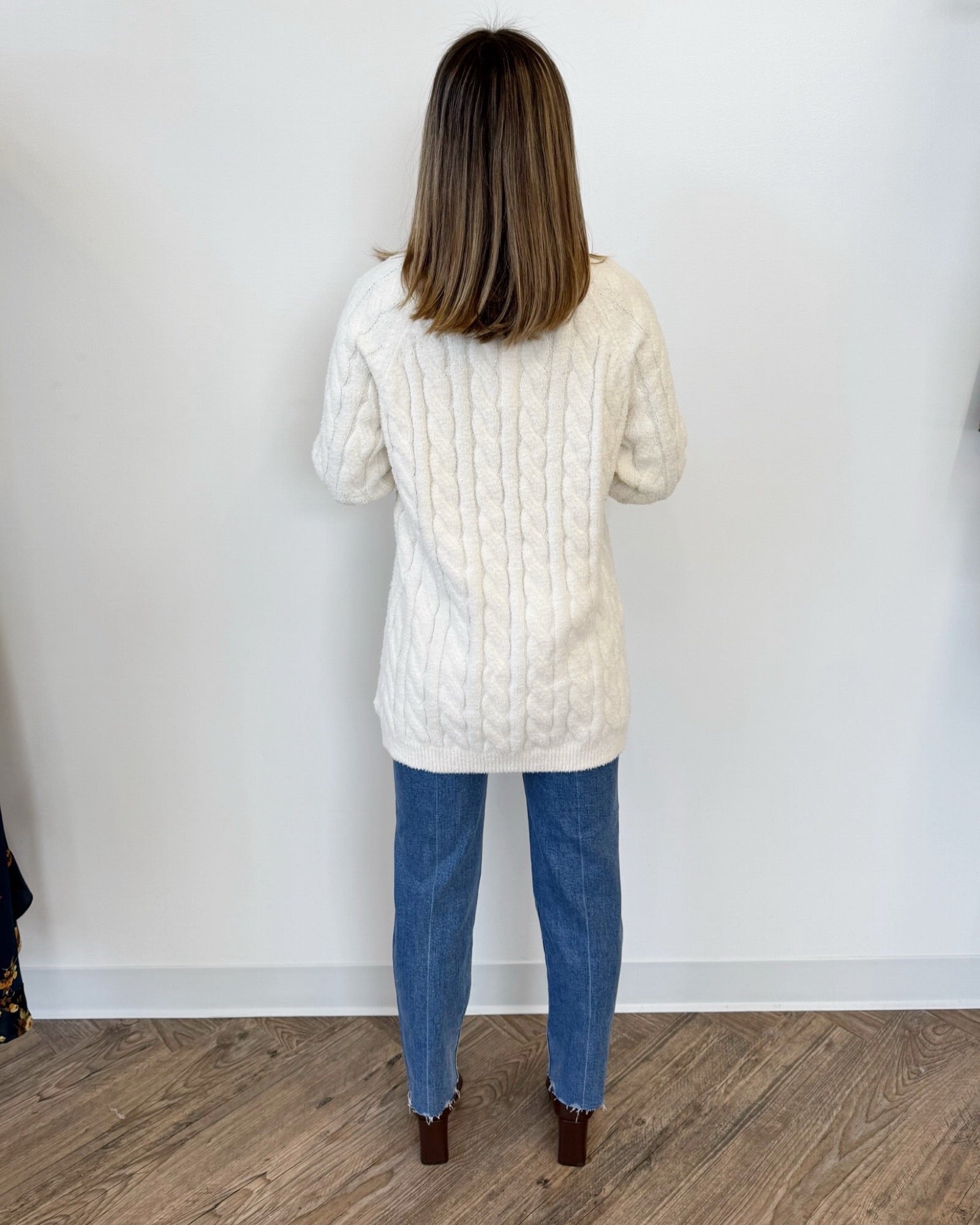 Janell Cable Knit CardiganCardigan