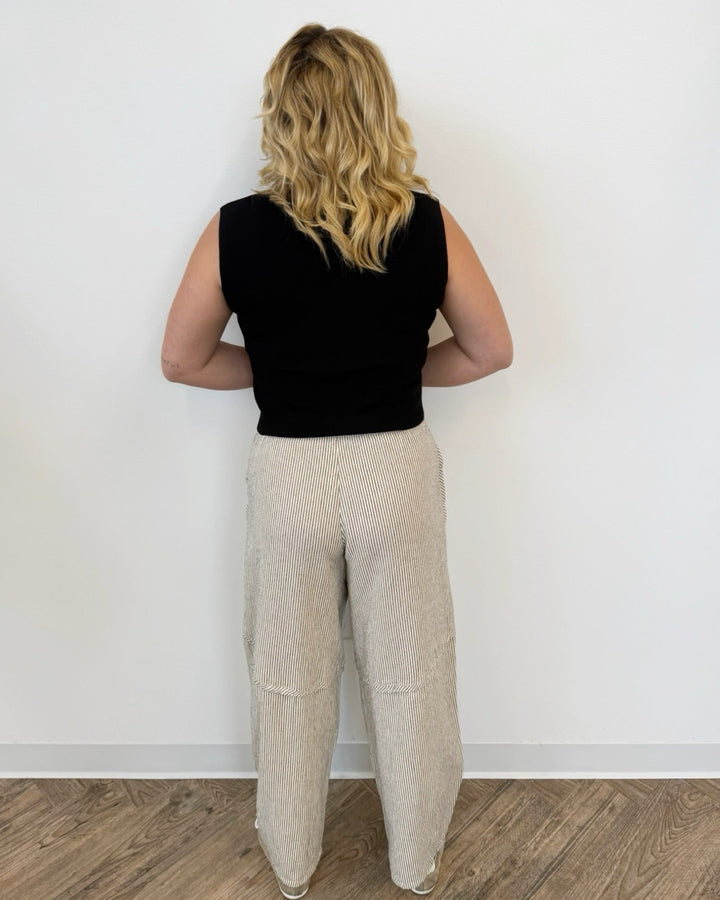 Janessa Sleeveless Knit Top with Cutout Detailssleeveless knit