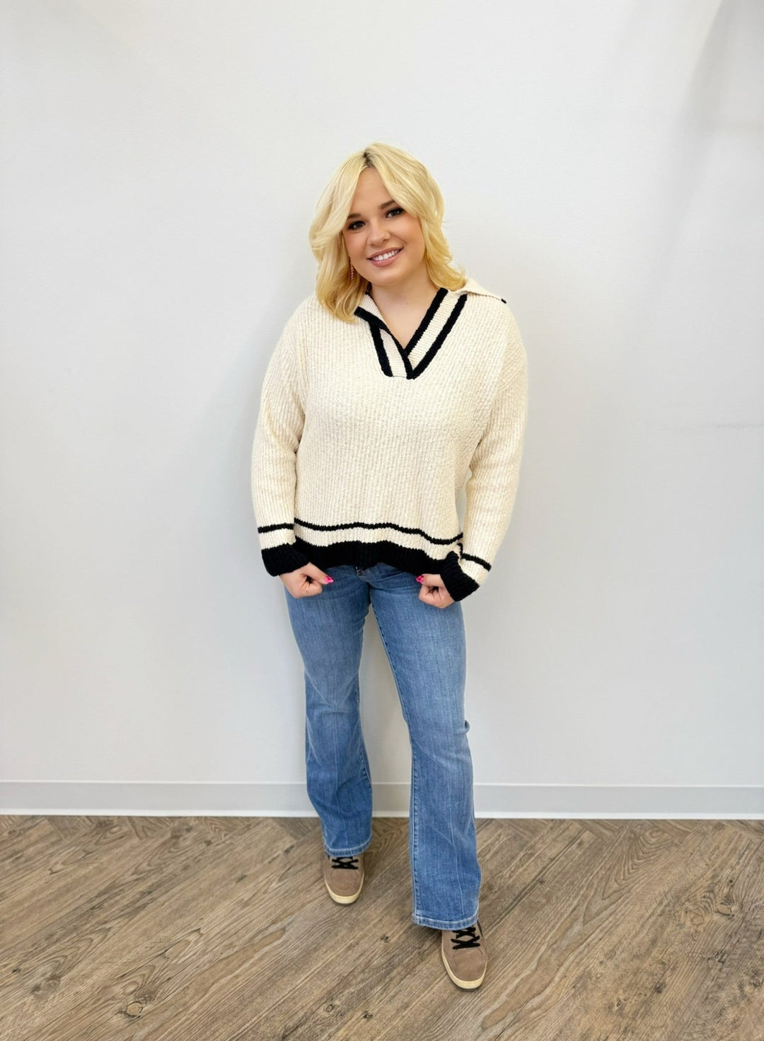 Jasper Oversized Polo Sweatersweater