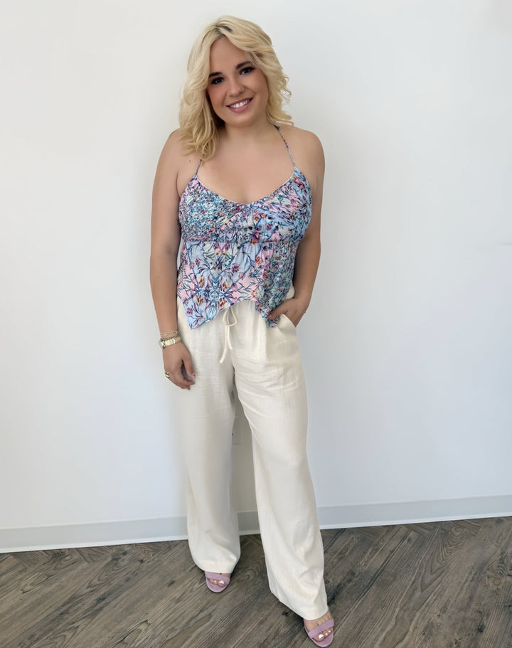 Jaycee Printed Halter TankTank